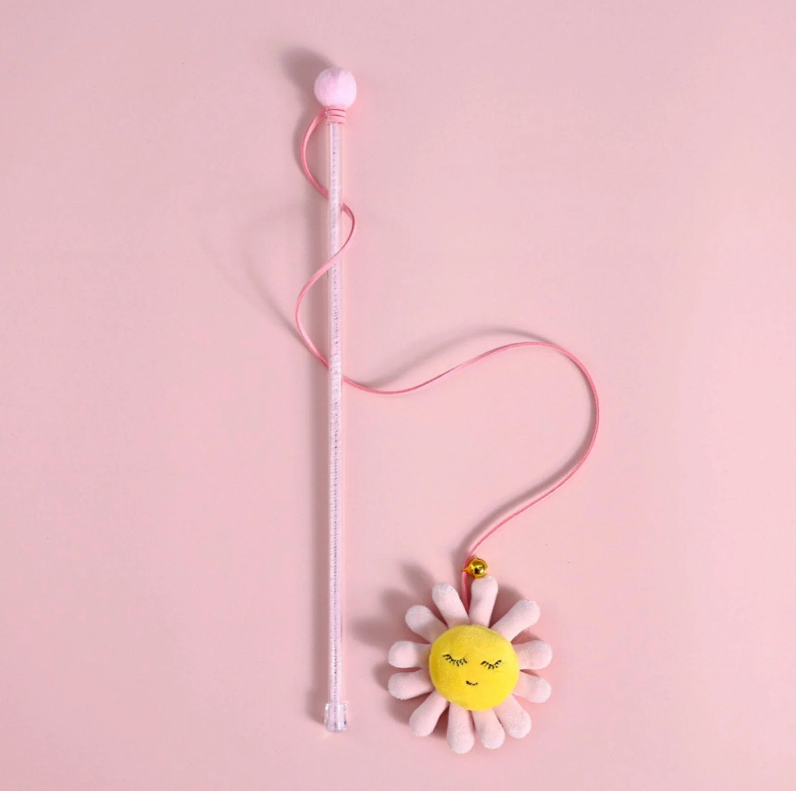 Plush Cat Stick Toys with Bell and Elastic Tassels - Image 5