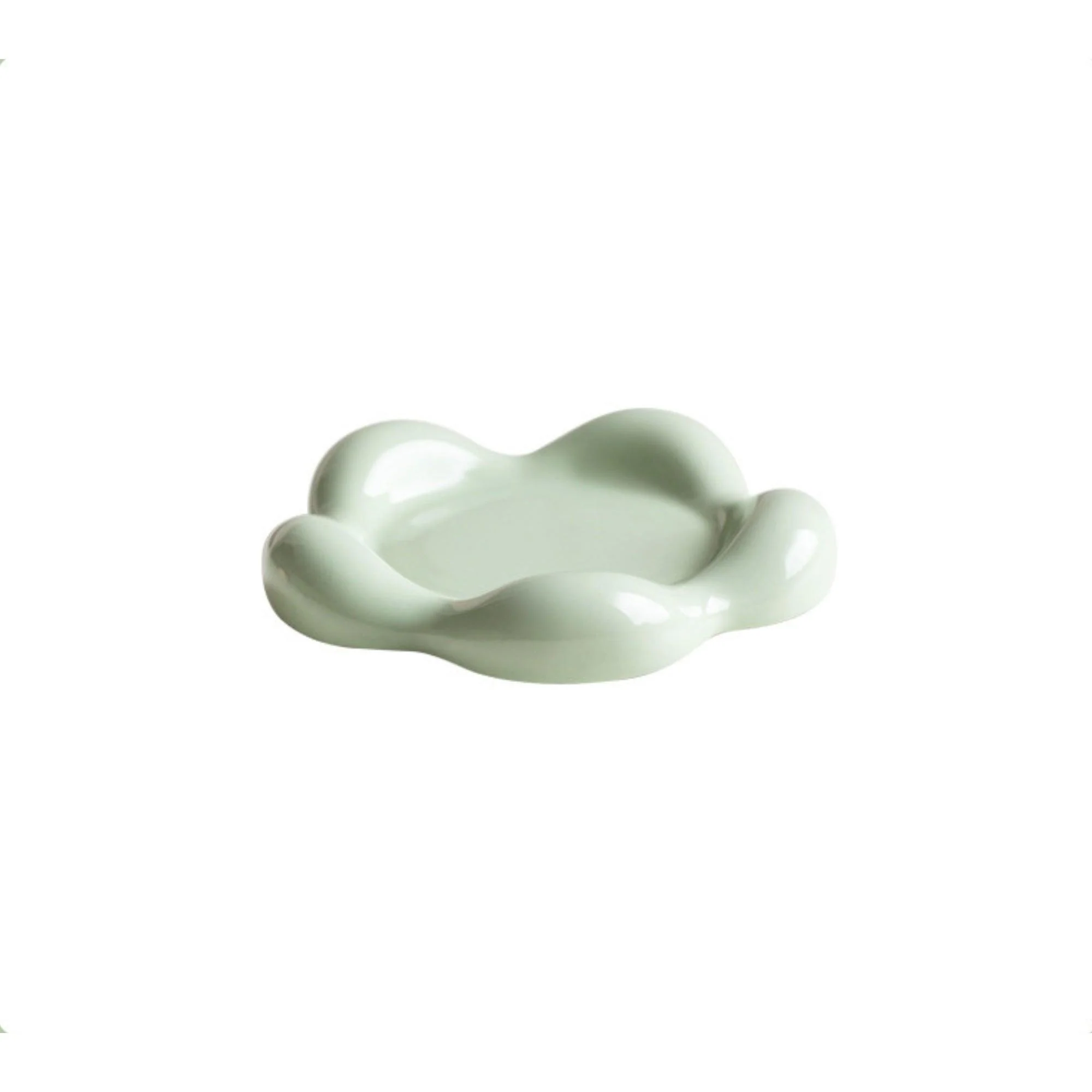 Flower-Shaped Ceramic Pet Food Plate Cat Bowl - Image 8