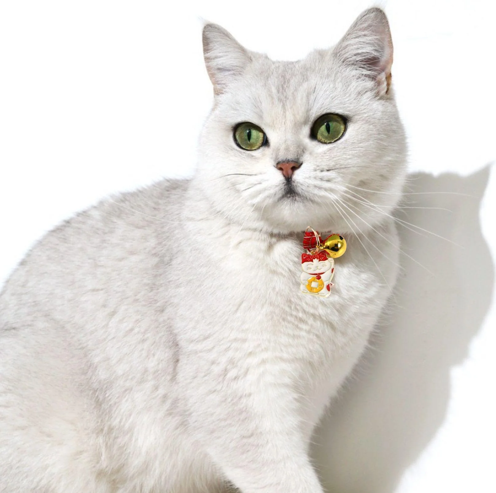 Fortune Cat Bell Pet Adjustable Collar - Image 3