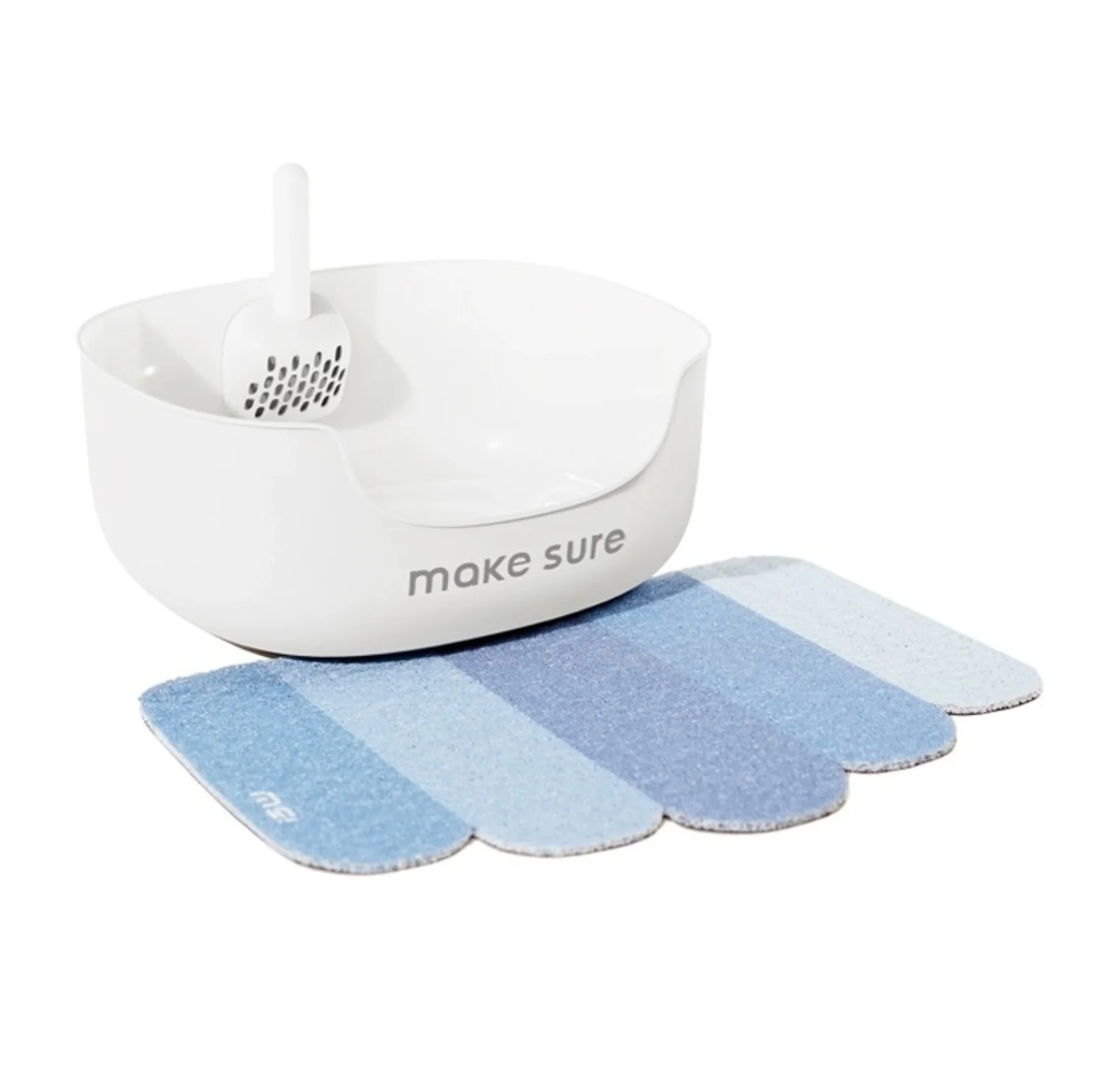 Makesure Open Cat Litter Tray Cat Litter Box  (Litter mat included) - Image 3