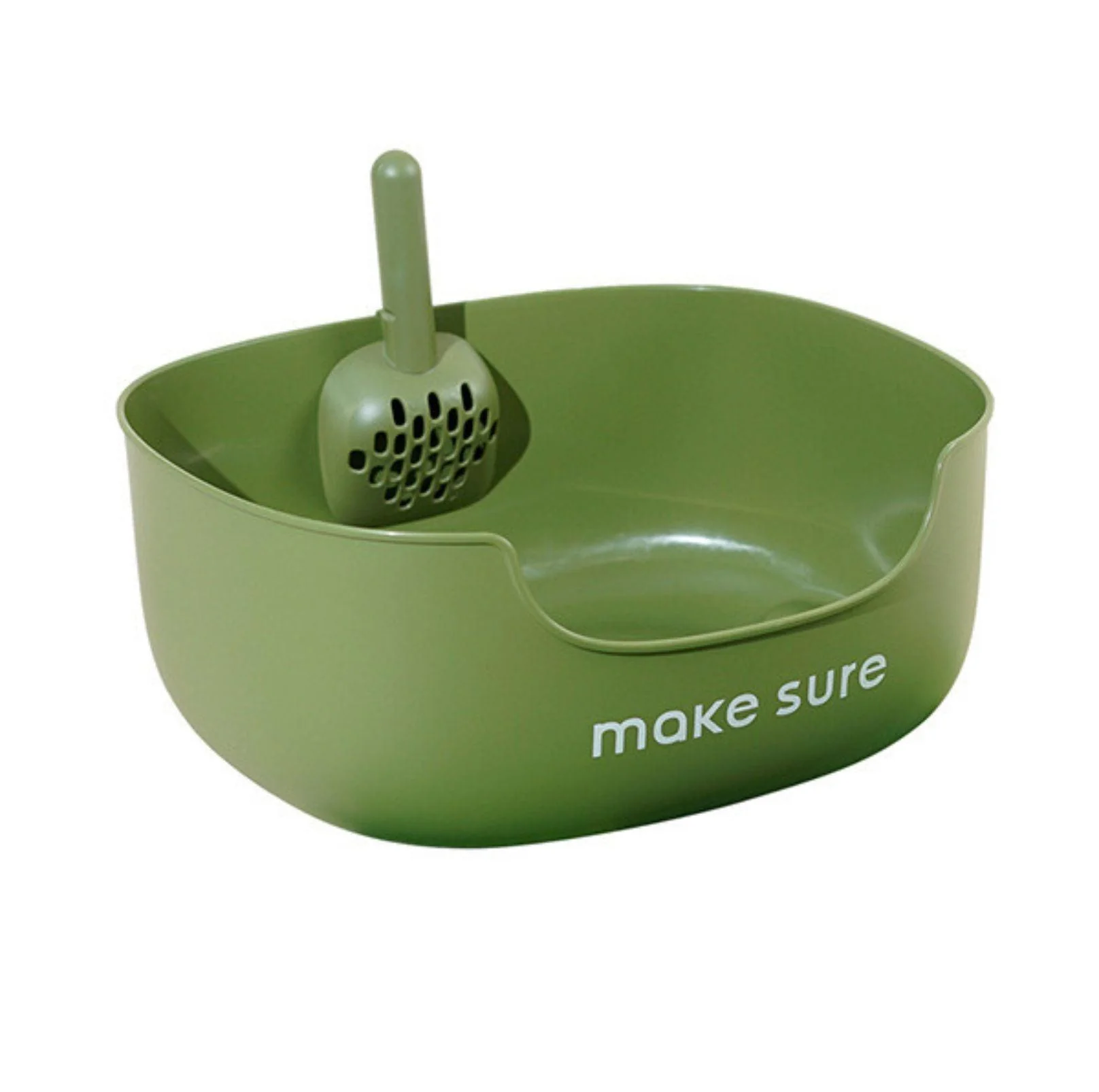Makesure Open Cat Litter Tray Cat Litter Box  (Litter mat included) - Image 4