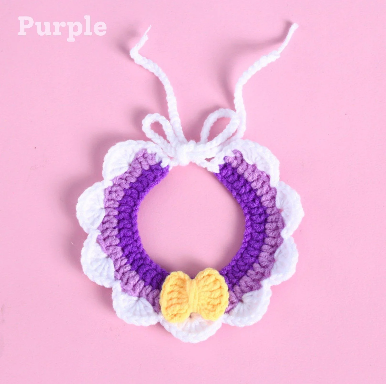 Pet Knitted Woolen Bibs - Image 6